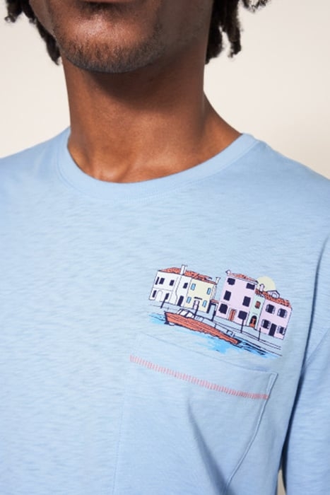 WATERSIDE GRAPHIC T-SHIRT LIGHT BLUE 3