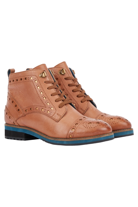 CELESTE STAR LACE UP BOOT DISP MID TAN 2
