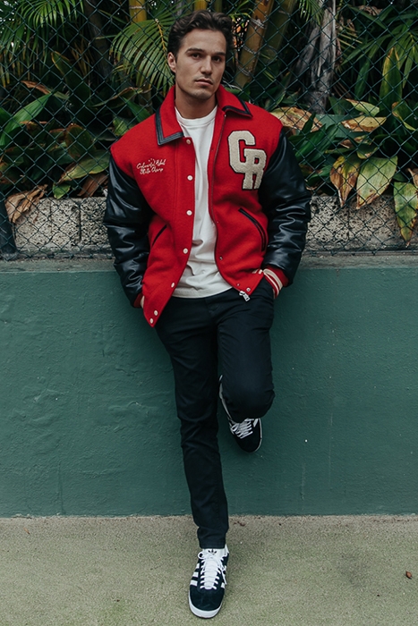 BOAZ BASEBALL JACKET RED 3
