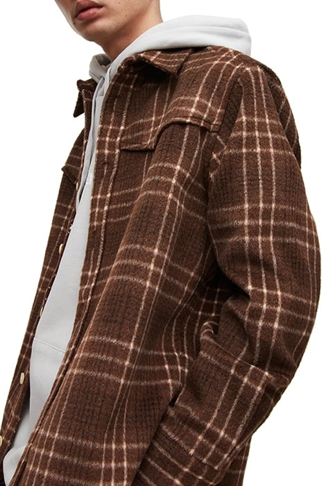 NIKKO LS SHIRT WICKER BROWN 4