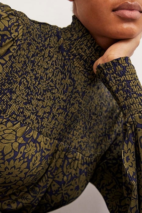 HIGH NECK JERSEY MAXI DRESS GRN 3