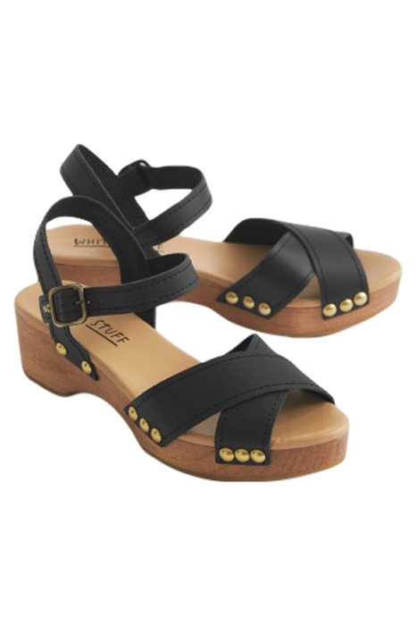 OPEN TOE CLOGS PURE BLACK 2