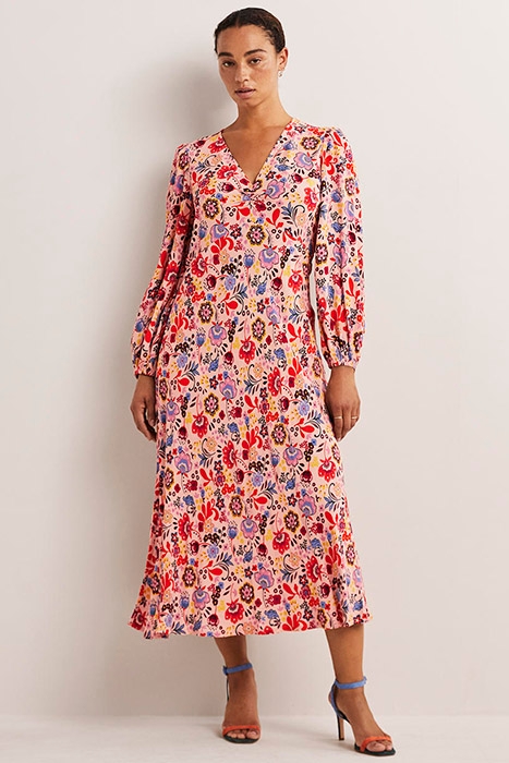 EMPIRE MIDI TEA DRESS PNT 1