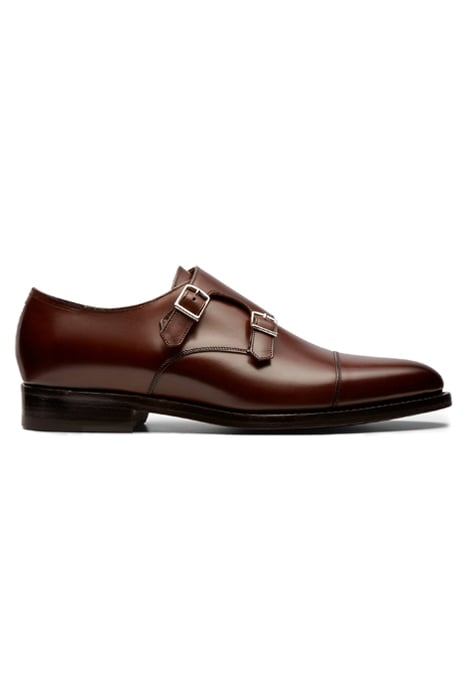 DARK BROWN DOUBLE MONK STRAP 1