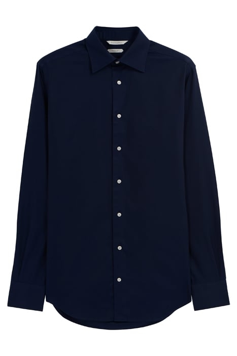 Navy Royal Oxford Slim Fit Shirt 1
