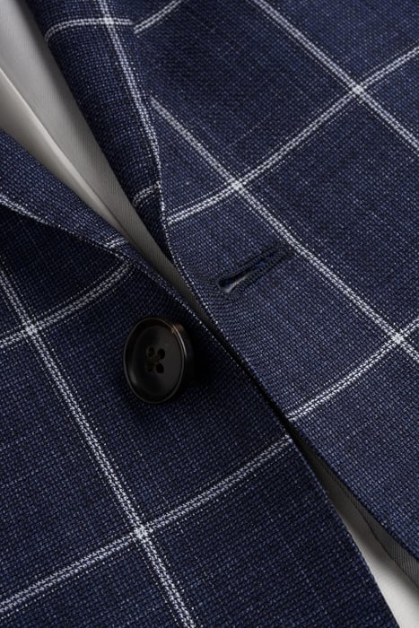 Navy Checked Sienna Suit 2
