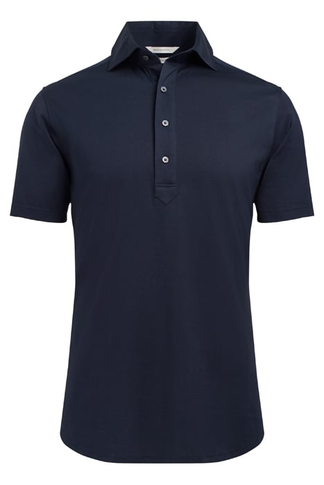 NAVY JERSEY EXTRA SLIM FIT SHORT SLEEVE SHIRT 2