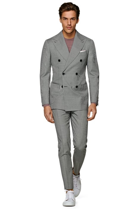 Mid Grey Houndstooth Havana Suit 1
