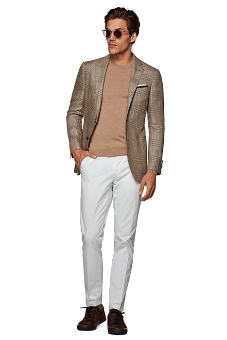 MID BROWN CHECKED HAVANA BLAZER 4