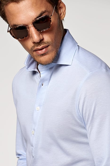 Light Blue Extra Slim Fit Popover 4