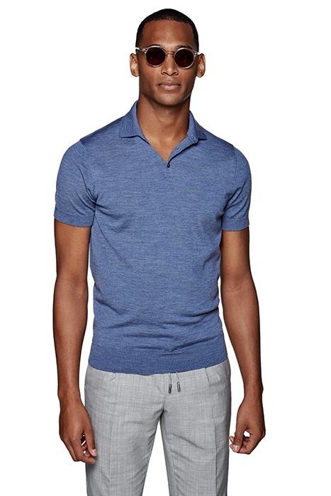 MID BLUE POLO SHIRT 1
