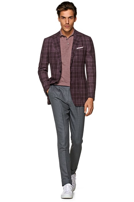PURPLE CHECKED HAVANA BLAZER 4