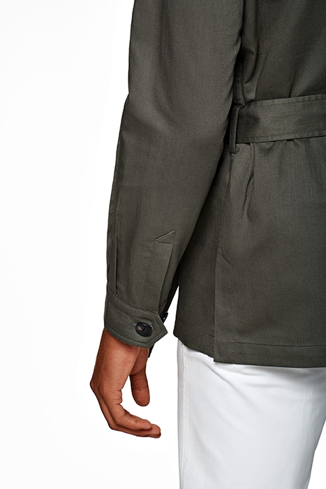 GREEN BELTED SAFARI JACKET 6
