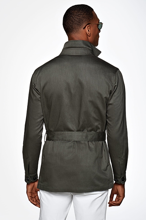 GREEN BELTED SAFARI JACKET 2