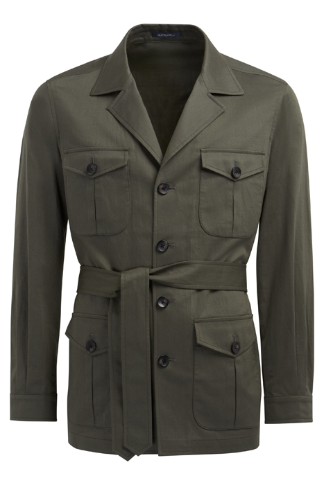 GREEN BELTED SAFARI JACKET 7