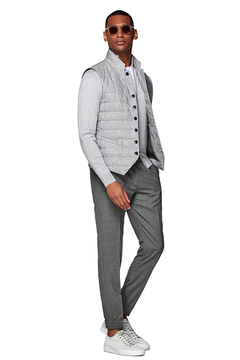 LIGHT GREY DOWN VEST 5
