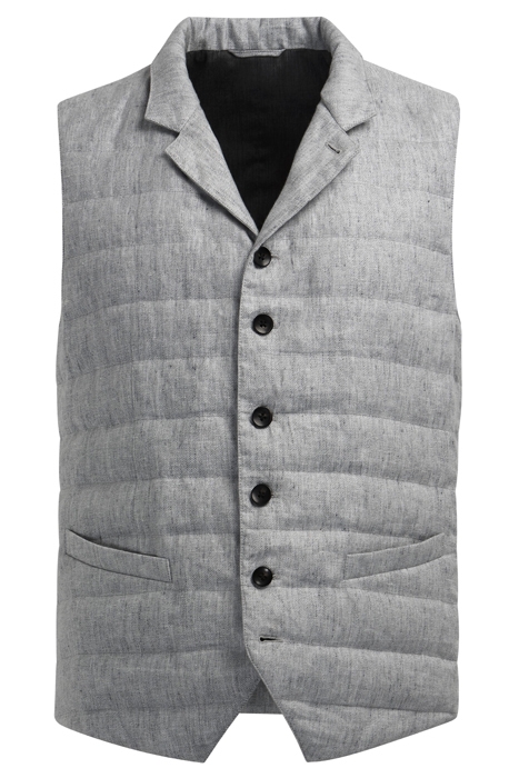 LIGHT GREY DOWN VEST 2