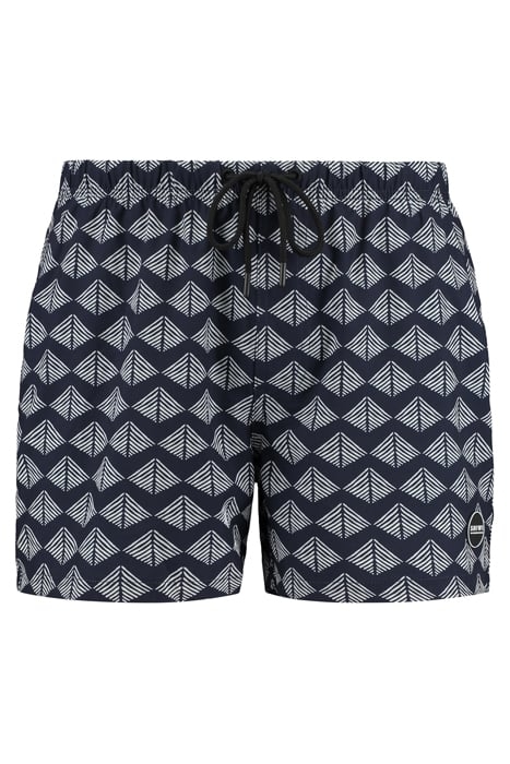 MEN SWIMSHORT PYRAMID 4-WAY STRETCH DARK NAVY BLUE 1