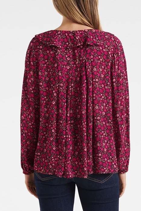 BROOKLYN RUFFLE BLOUSE ROUGE ADDISON DITSY 2