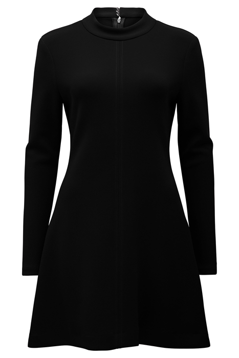 MIMI HIGH NECK SHIFT MINI DRESS BLACK 6