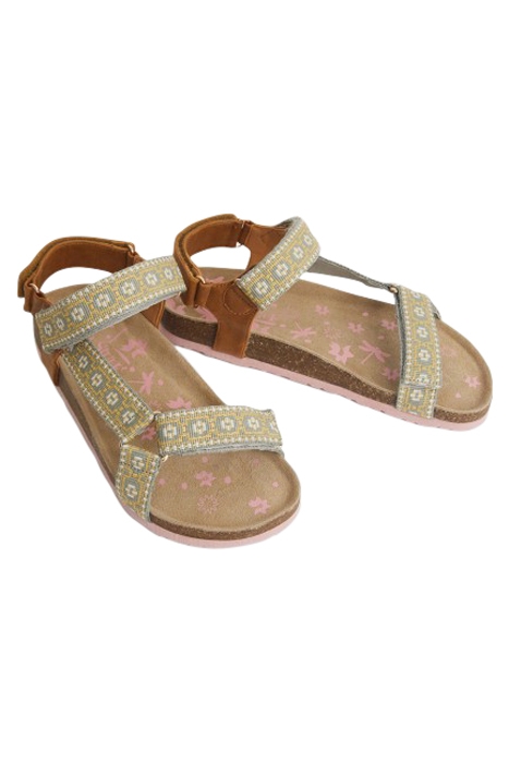 TREK FOOTBED SANDAL GREEN 2