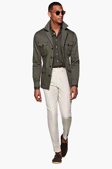 GREEN BELTED SAFARI JACKET 3