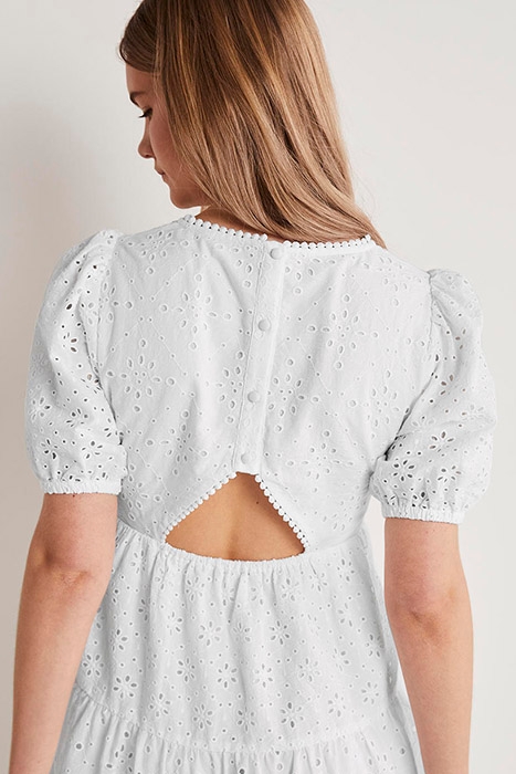 BACK DETAIL BRODERIE DRESS WHT 4