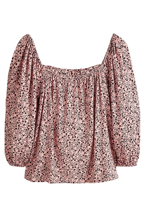 SQUARE NECK SWING JERSEY TOP PNK 5