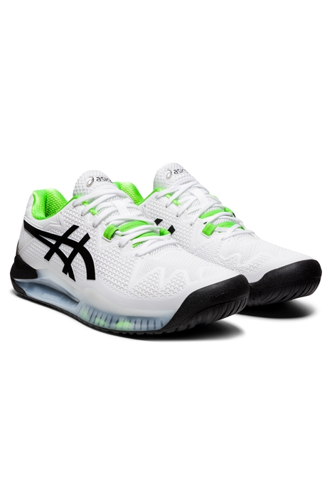 GEL-RESOLUTION 8 WHITE/GREEN GECKO 2