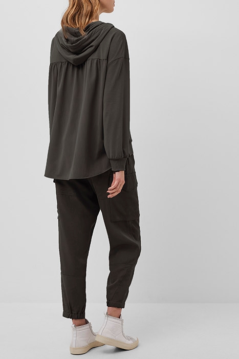 RENYA MODAL JERSEY HOODIE DEEP MOSS 2