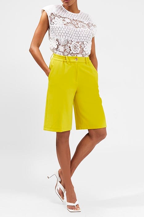 IXI WHITE LACE SHOULDER PAD TOP SUMMER WHITE 1