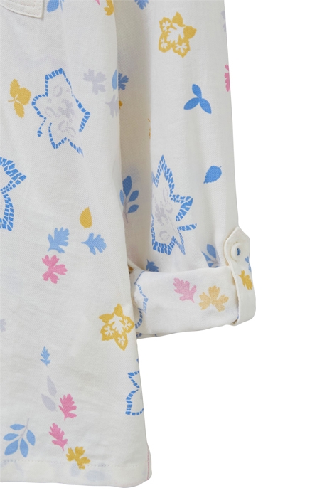 EMILIA ORGANIC PRINT SHIRT IVORY MULTI 3