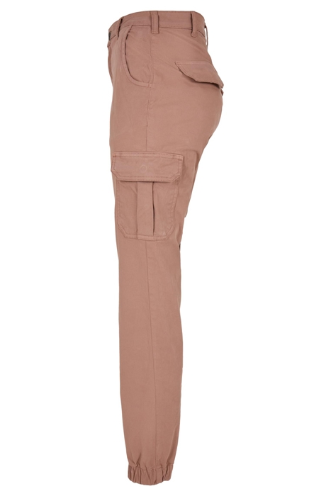 LADIES HIGH WAIST CARGO PANTS DUSKROSE 8