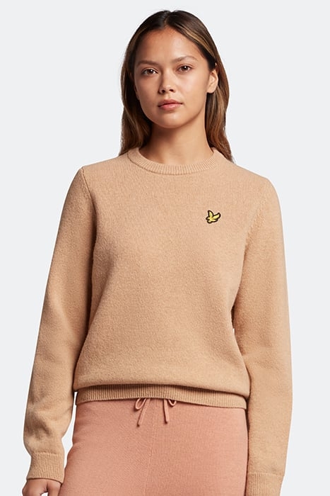 LAMBSWOOL JUMPER W802 WARM TAN 1