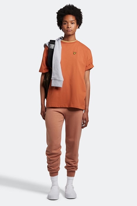 KNITTED JOGGER W795 DUSTY PEACH 3