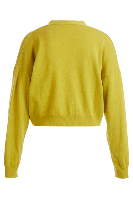 BASIC V-NECK CARDI LS GREEN 6