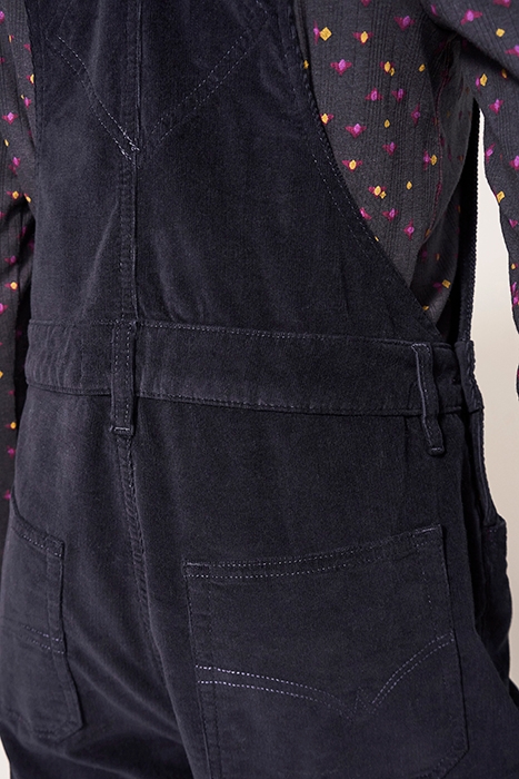 KELLY WIDE LEG CORD DUNGAREE DK GREY 4