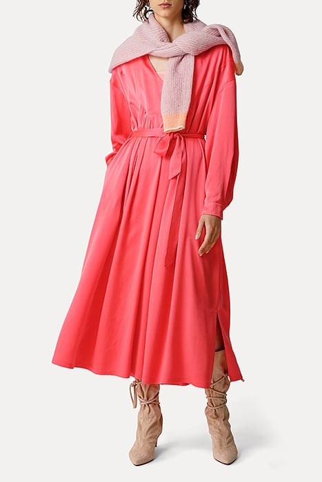 SILK SATIN LONG DRESS GRANADINE 4