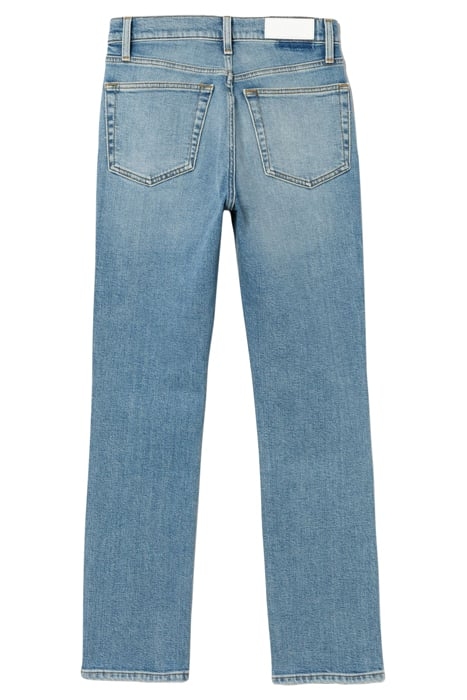 80S SLIM STRAIGHT BRISK BLUE WITH RIPS 2