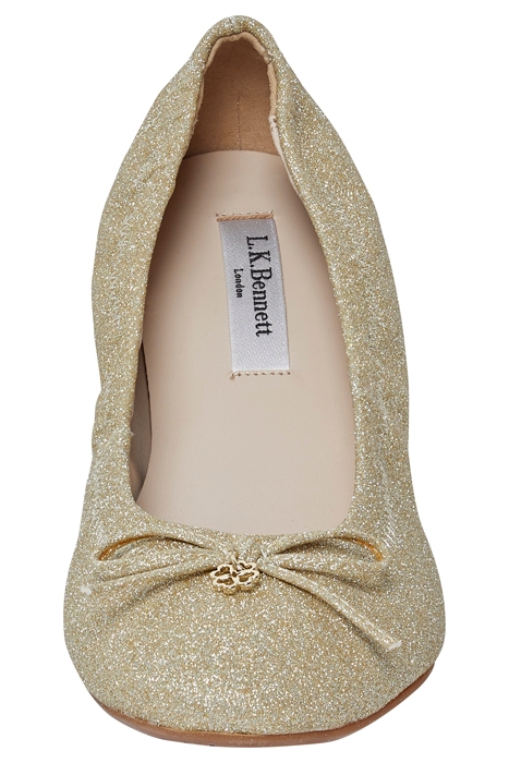 OSSIE BALLERINA SHOES GOLD 3