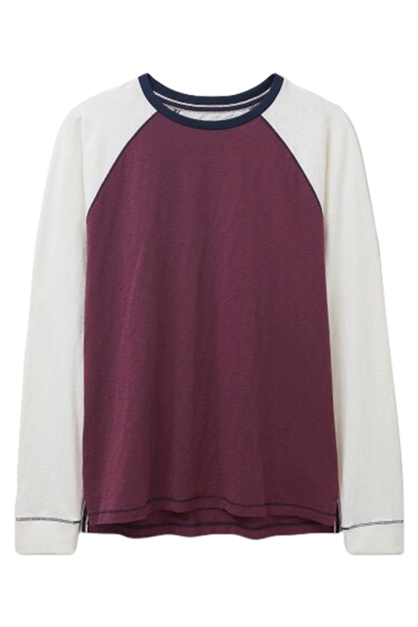 ROBBIE RAGLAN T-SHIRT MID PLUM 1