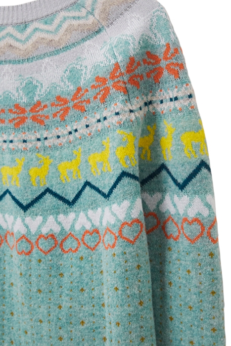 WINTERS WALK JUMPER TEAL 4