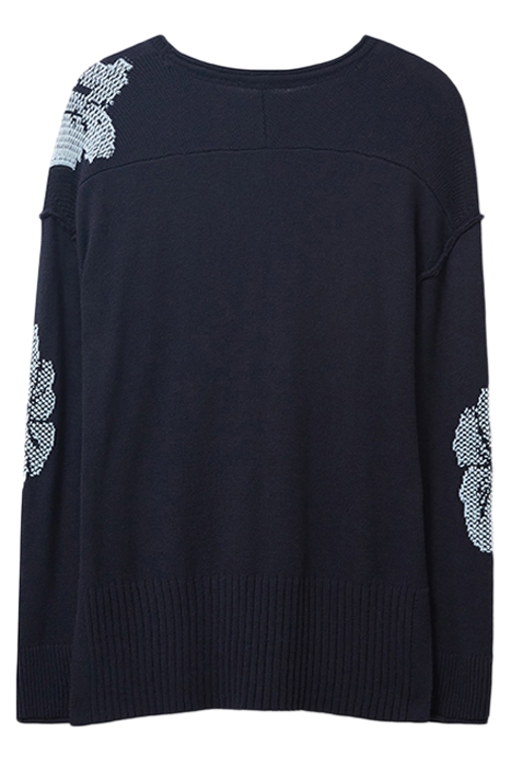 BLOSSOMING WOODLAND JUMPER NAVY MULTI 6