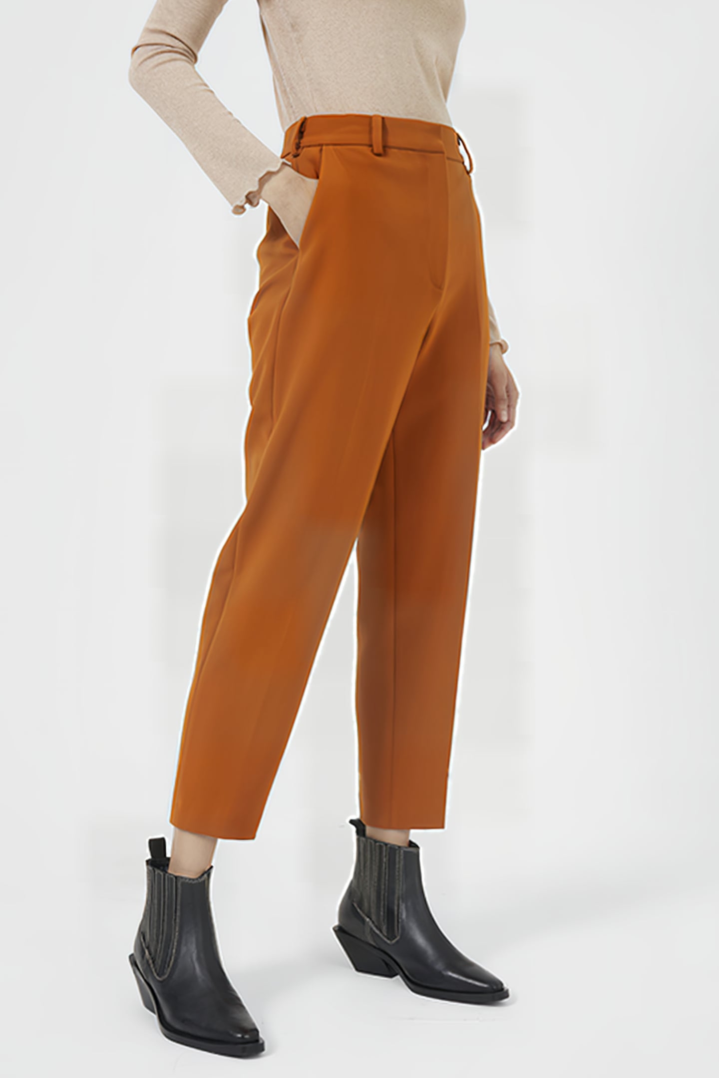 BUNTIE WHISPER RUTH TAPRD TRSR LEATHER BROWN 5