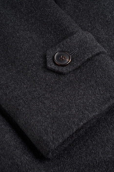 DARK GREY PADDED OVERCOAT 3