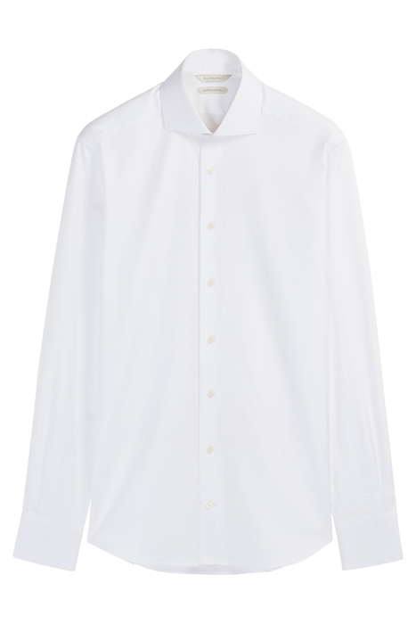 WHITE GIRO INGLESE SLIM FIT SHIRT 7