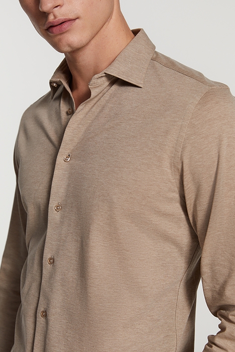 MEN PIQUE SHIRT PABLO LIGHT TAUPE BEIGE 6