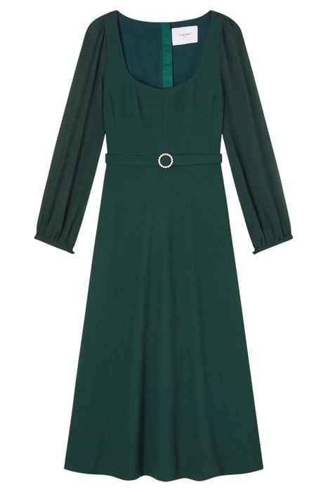 PERDY MIDI DRESS GREEN 3