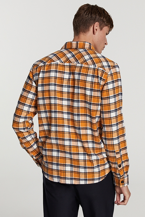 MEN CHECK SHIRT LUKE ANTIQUE YELLOW 3