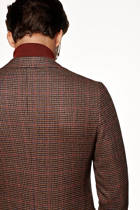 MID BROWN HOUNDSTOOTH HAVANA BLAZER 5